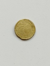 MONETA RARA 10 CENT. SPAGNA 2002 CON ERRORE DI CONIO. CIRCOLATA