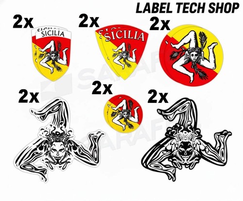 Set adesivi sicilia 12x - sicilia,