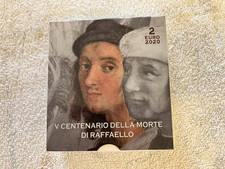 VATICANO 2020  -  2 EURO  PROOF - V ANNIVERSARIO DELLA MORTE DI RAFFAELLO