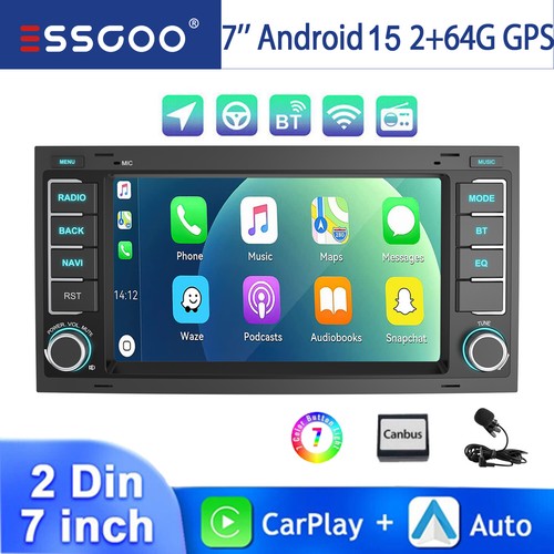 Autoradio per touareg 7l - 7", vw