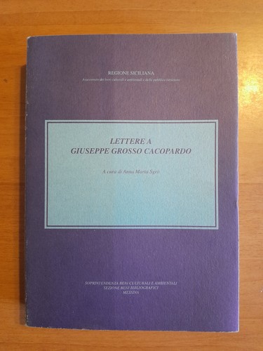 Lettere giuseppe grosso - lettere, a