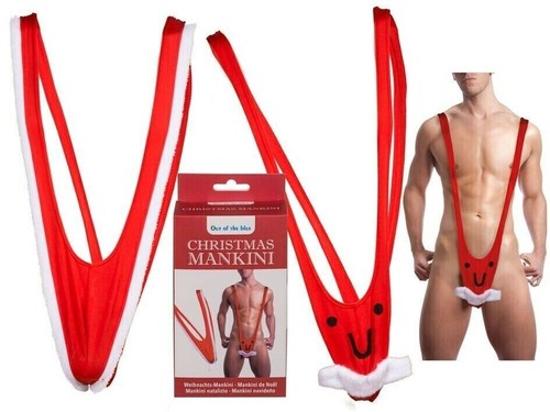 Perizoma mankini natalizio