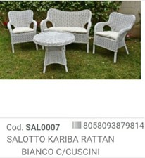 SALOTTO DA GIARDINO IN RATTAN