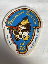 ADESIVO PANINOTECA BIRRERIA AL 26 MILANO STICKER AUTOCOLLANT 80s ORIGINAL