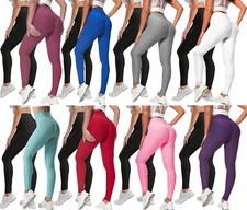 Leggings donna tinta unita