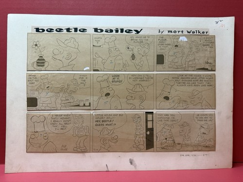 Beetle bailey sunday fumetto - beetle,