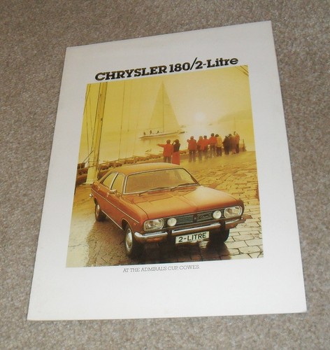 Brochure chrysler 180 - chrysler,