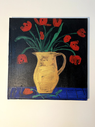 Quadro tela fiori - su,