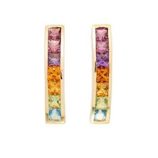 Orecchini a perno arcobaleno