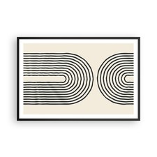 Poster 91x61cm Linee Ovale
