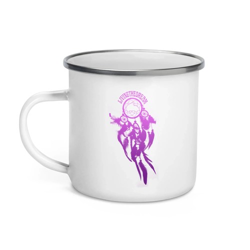 Tazza smaltata living the - tazza,