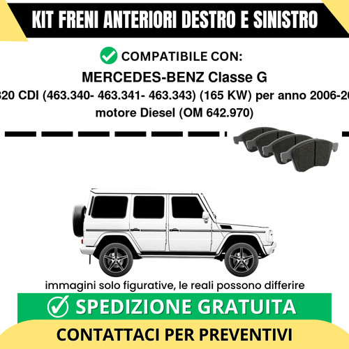 Pastiglie freno anteriori per - pastiglie,