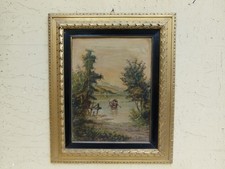 ANTICO QUADRO DIPINTO OLIO SU