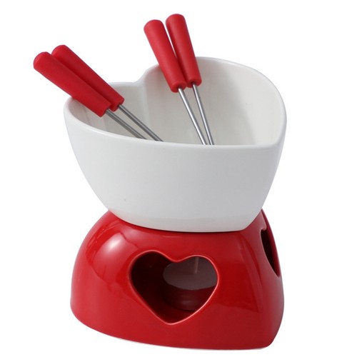 Set fonduta forma - forma, cuore