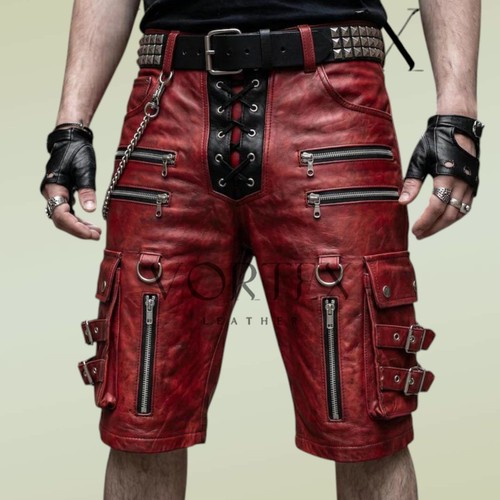 Pantaloncini cargo uomo - , rossi