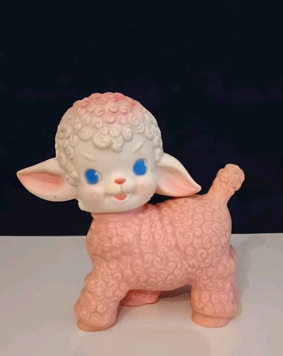 Giocattolo gomma agnello - in,