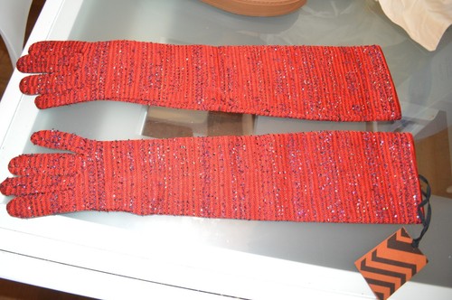 Missoni long knit gloves - long,