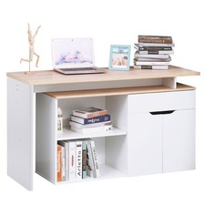 HOMCOM Scrivania PC Angolare