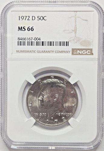 1972 kennedy mezzo dollaro - 1972-d,