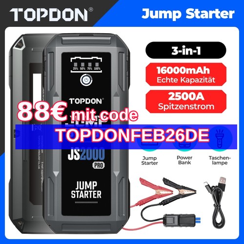 Topdon js2000 pro - topdon, 2500a