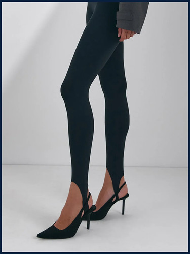 Leggings neri senza cuciture