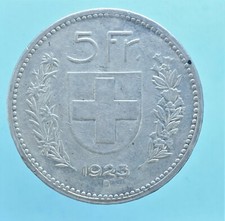 SVIZZERA 5 FRANCHI 1923 MONETE