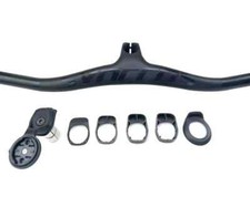 Manubrio dritto integrato completo in fibra di carbonio con ricambi bici 8/17/25 gradi