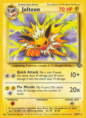 Jolteon pokemon - -,
