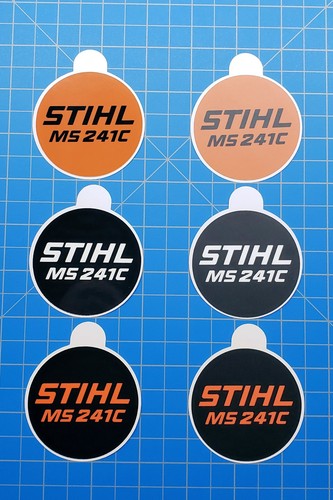 Adesivo vinile per stihl ms - adesivo,