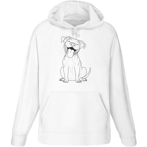 Happy pit bull terrier felpa - 'happy,