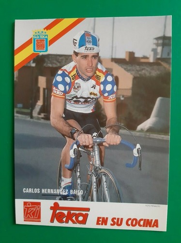 Cyclisme carte cycliste carlos - cyclisme,