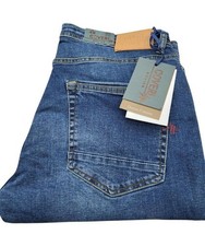 COVERI JEANS UOMO 5 TASCHE CHIUSURA ZIP E BOTTONI VITA MEDIA LAVAGGIO FOTO 1400
