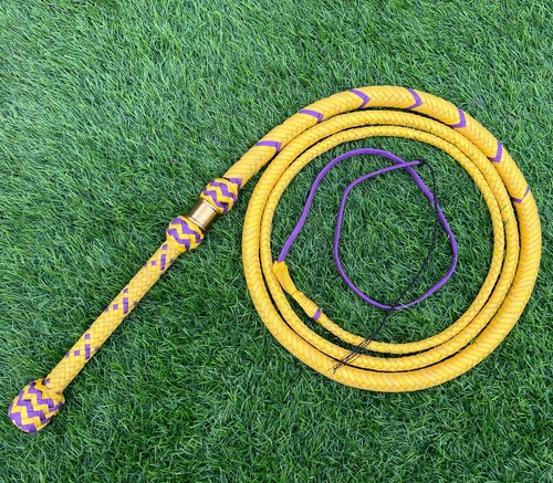 Frusta nylon cerato - frusta, giallo