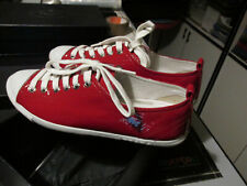Prada Red ROSSO lucida sneaker