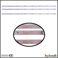 KIT 3 BARRA LED TV PER