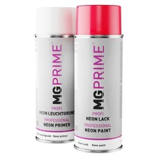 Kit di vernice acrilica professionale neon con fondo luminoso in Rosso neon