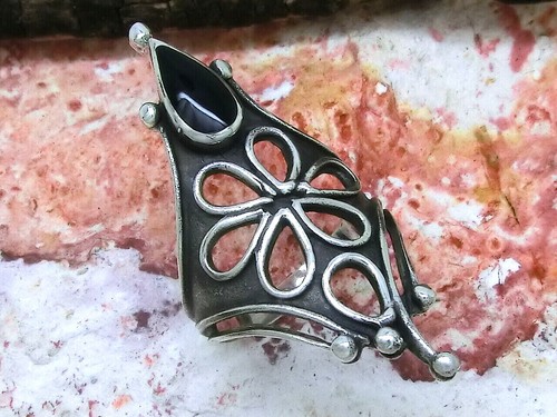 Lunga argento anello 925 - lunga,