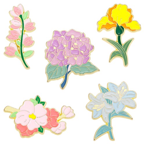 Pcs spilla bavero fiore - spilla, da