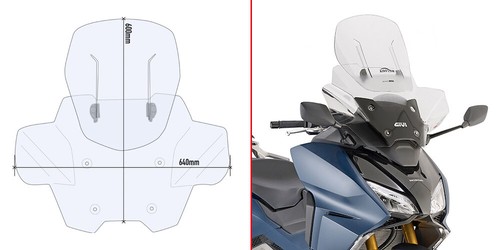 Givi parabrezza scorrevole - givi,
