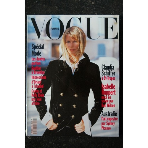 Vogue 738 aout 1993 - aout, cover