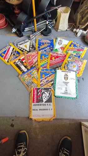 Lotto gagliardetti juventus - gagliardetti,