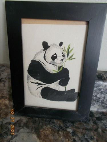 Stampa con cornice panda - stampa,