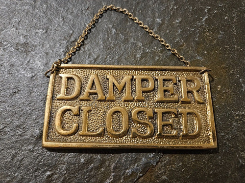 Damper insegna aperta chiusa - insegna,