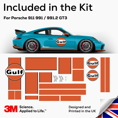 Kit strisce gulf racing - kit, 3m
