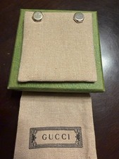 Orecchini Argento Logo Gucci