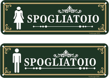 Targhette Spogliatoio Donne