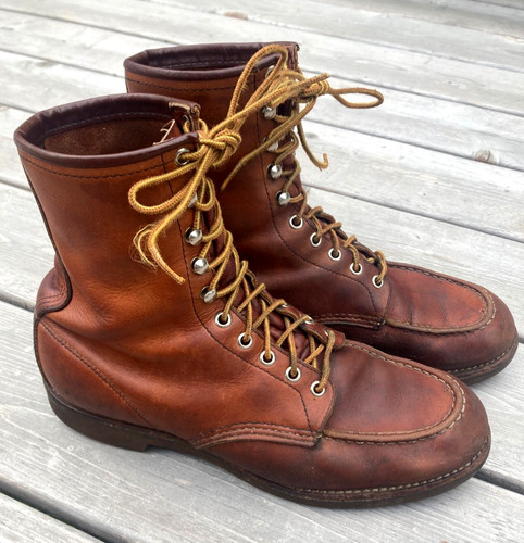 Stivali mocassini vintage red - mocassini,