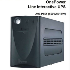 * Gruppo continuità Atlantis One-Power Line-Interactive 550VA 315 W UPS  4*IEC