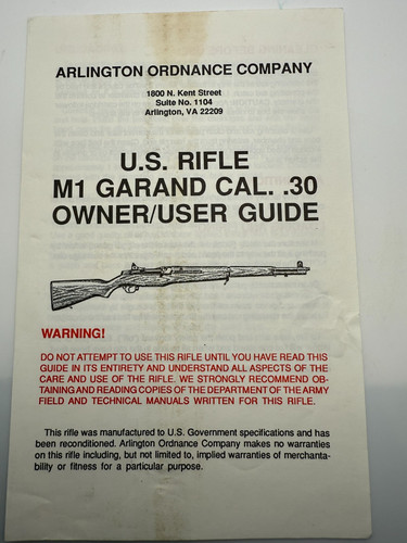 Proprietari garand manuale - proprietari, garand,