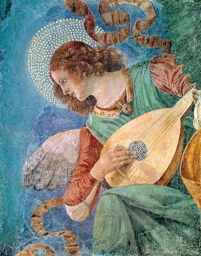 Melozzo forlì angel - da, "angel